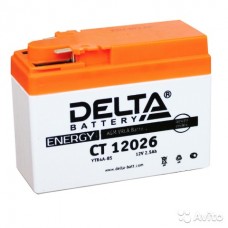 Аккумулятор DELTA  СT 12026 (YTR4A-BS) 12V 2,5Аh AGM