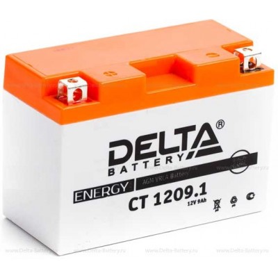 Аккумулятор Delta CT 1209.1 (YT9B-BS) 9Аh AGM