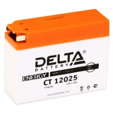 Аккумулятор Delta CT 12025 (YT4B-BS) 12V 2,5Аh AGM