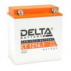 Аккумулятор Delta СT 1216.1 (YTX16-BS) 16Аh AGM