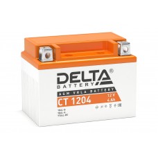 Аккумулятор Delta CT 1204 (YTX4L-BS) 12V 4Аh AGM