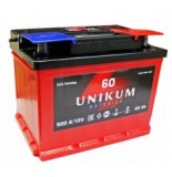 Аккумулятор UNIKUM 60 Ah Обратный[-+]